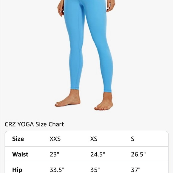 CRZ YOGA Blue Leggings - Picture 5 of 13